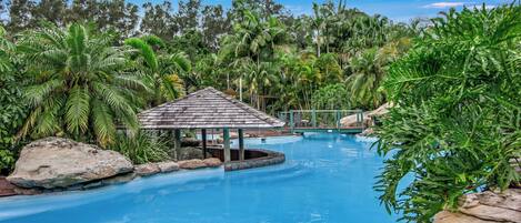 Indoor pool, a heated pool