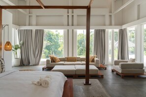Grand Double Room, Pool View | Living area - Outsite Bali (Canggu)