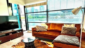 Apartment, 2 Bedrooms, Accessible, Balcony | Living room - Luxurious Apartment With City Views and Yarra River (Melbourne)