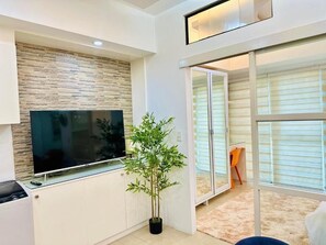 Apartment, 1 Schlafzimmer, Balkon, Gartenblick | Zimmerausstattung