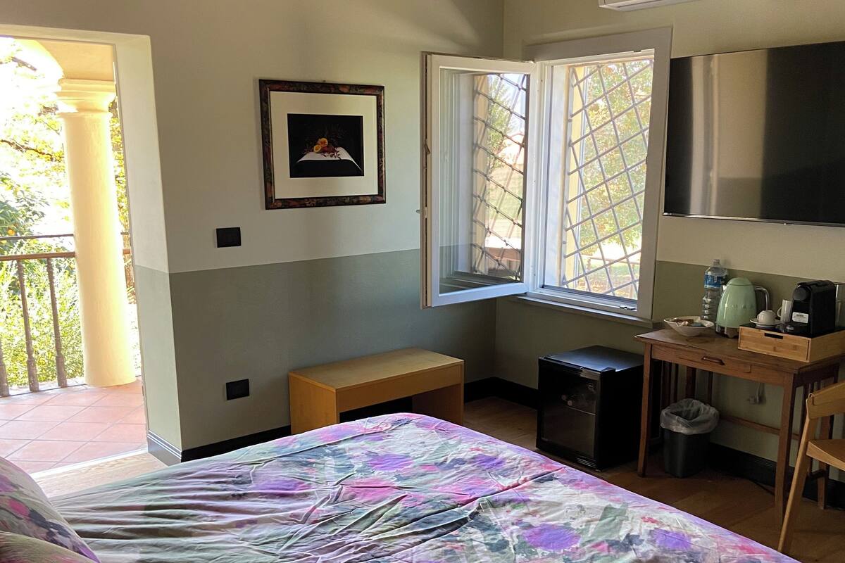 Double Room, Balcony, Garden View