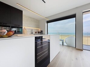 Fridge, microwave, oven, stovetop - Flat Virginia - Koksijde with amazing Seaview (Koksijde)