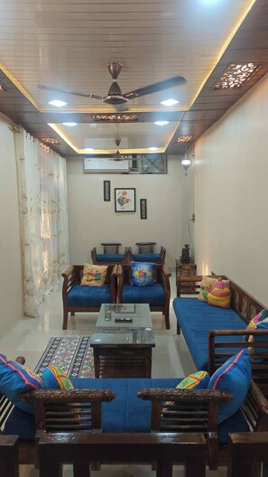 Apartment, 2 Bedrooms, Accessible, Smoking | Living room - ZM Homestay - Luxury Comfort Awaiting (Agra)