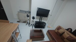 Room, 2 Bedrooms, Accessible, Smoking | Living room - Room-mountain City Condo Room for Rent i (Quezon City)