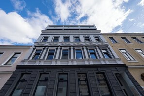 A szálláshely homlokzata