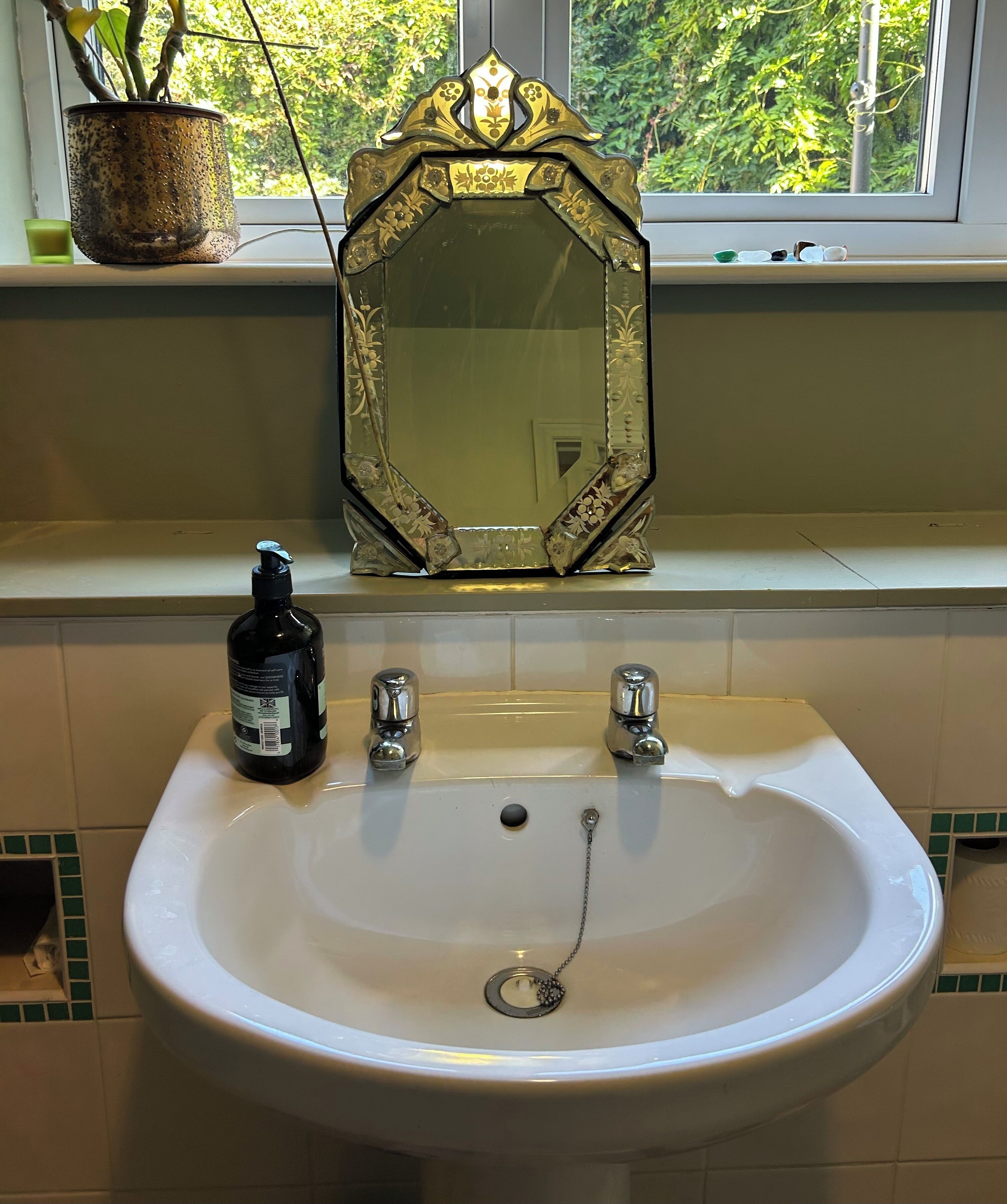 Hair dryer, towels, toilet paper