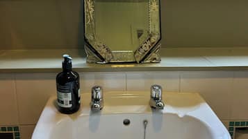 Hair dryer, towels, toilet paper