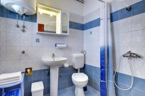 Bathroom - Seaview Pool House Mytilus (Rasa)