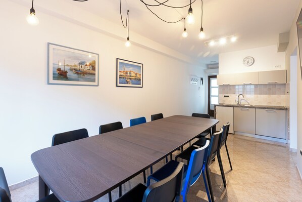 Family House, Multiple Bedrooms (Seaview Pool House Mytilus) | Dining - Seaview Pool House Mytilus (Rasa)