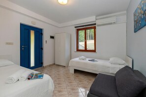 Family House, Multiple Bedrooms (Seaview Pool House Mytilus) | 4 bedrooms, iron/ironing board, free WiFi, bed sheets - Seaview Pool House Mytilus (Rasa)