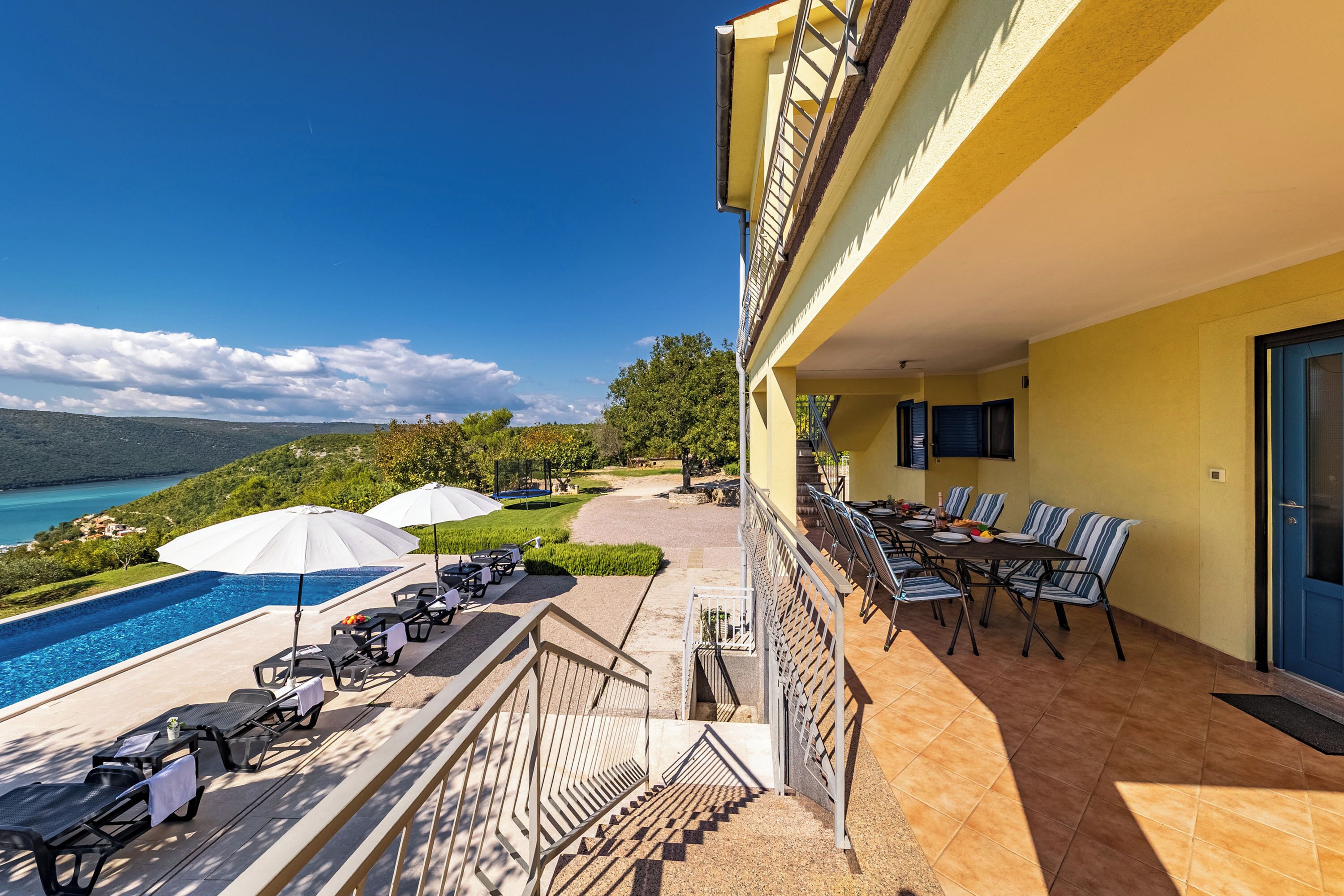 Family House, Multiple Bedrooms (Seaview Pool House Mytilus) | Outdoor dining