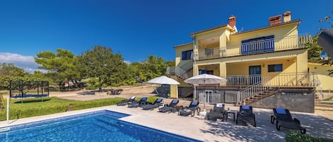Family House, Multiple Bedrooms (Seaview Pool House Mytilus) | Pool