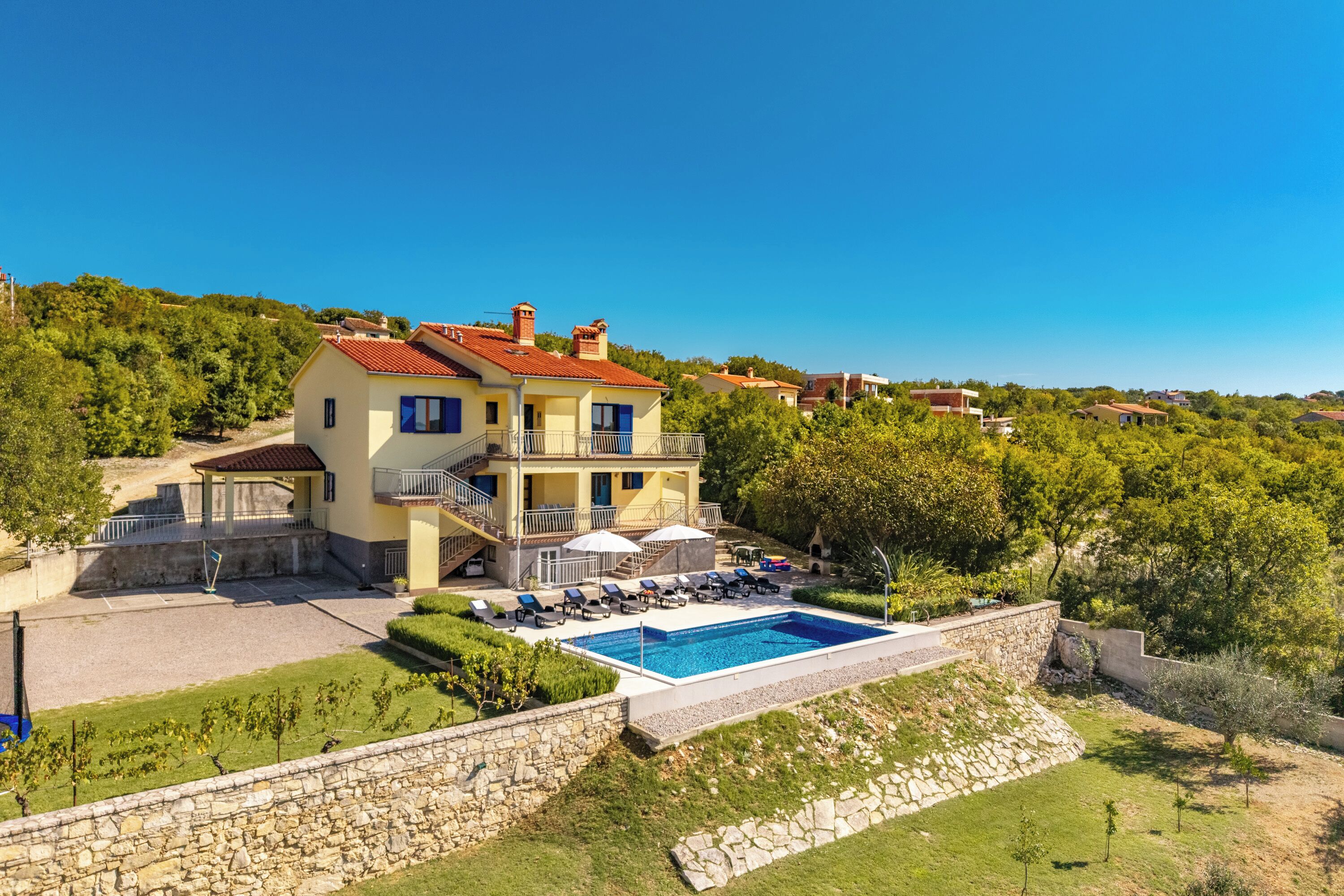 Family House, Multiple Bedrooms (Seaview Pool House Mytilus) | Exterior