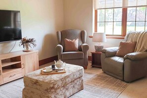 Télévision, cheminée