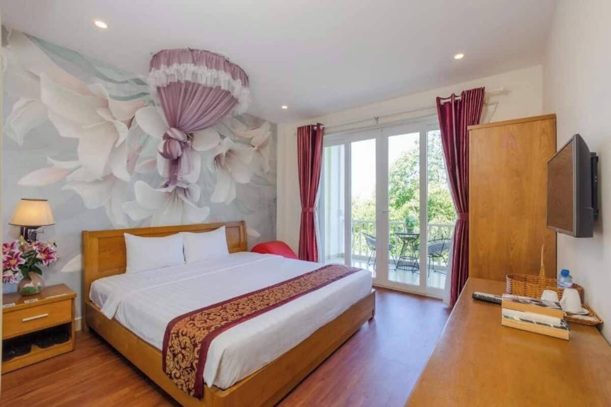 Deluxe-Doppelzimmer, Balkon, Stadtblick