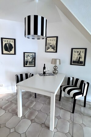 Dining - Apartment 'Danielle' with Mountain View, Balcony, and Wi-Fi (Bad Herrenalb)