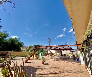 Terrace/patio - Spacious house in Lorca with pool and terrace (Lorca)