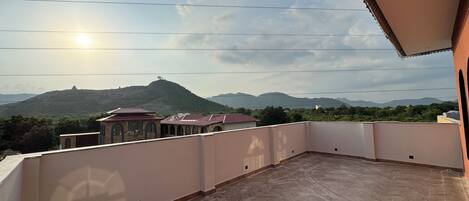 Quarto real | Terraço/pátio