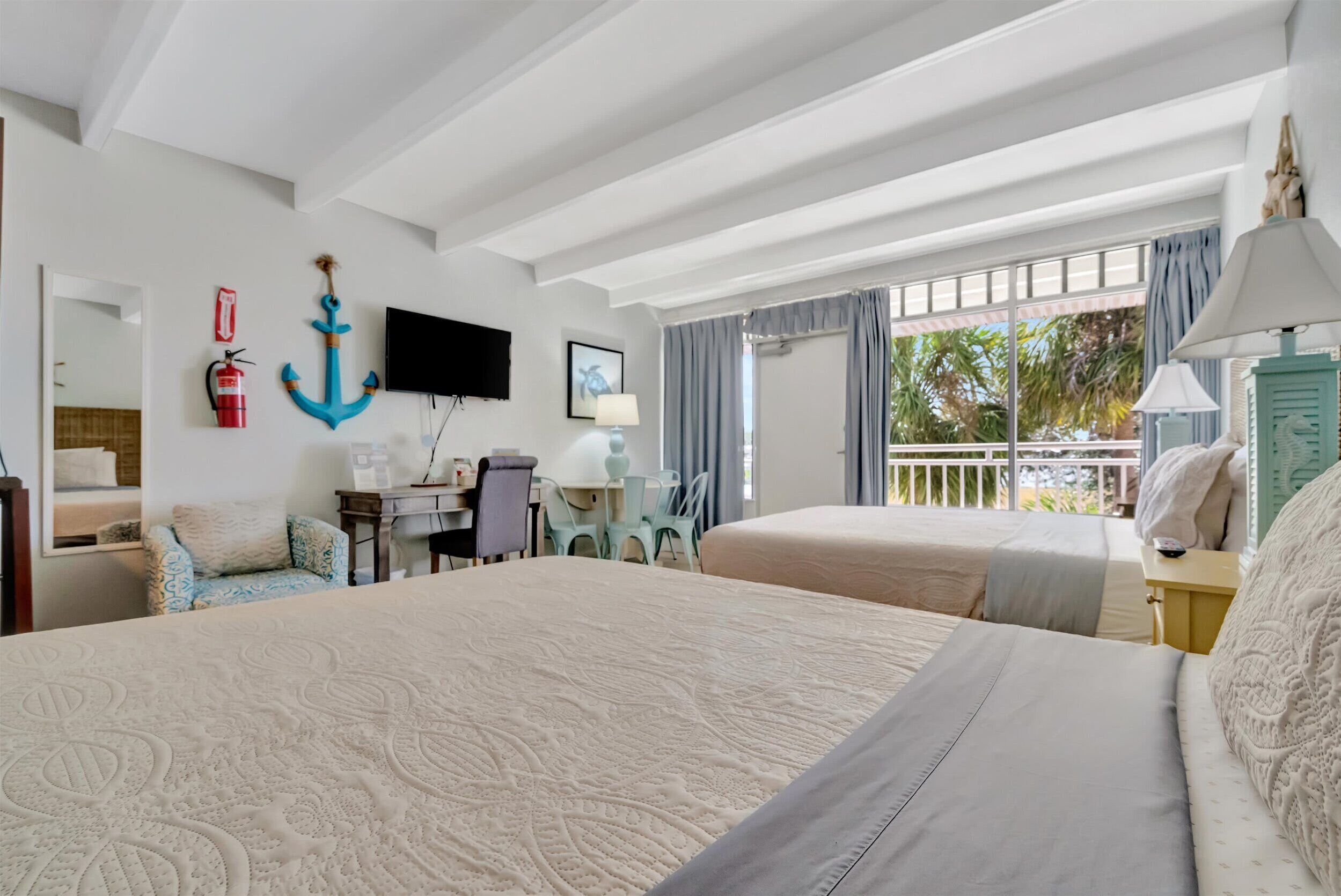 Desk, iron/ironing board, travel crib, WiFi