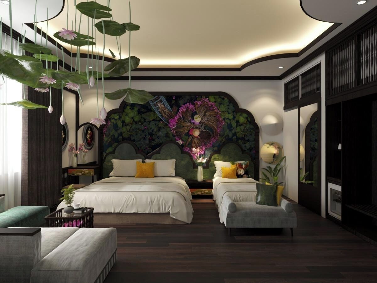 Triple Room | Soundproofing, iron/ironing board