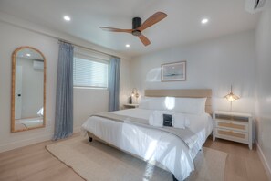 2 bedrooms, iron/ironing board, free WiFi, bed sheets - Luxury Carlsbad Retreat | Across The Street From Beach | Firepit, BBQ, Ping Pong, Cornhole & More (Carlsbad)