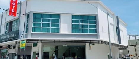 Voorkant van accommodatie