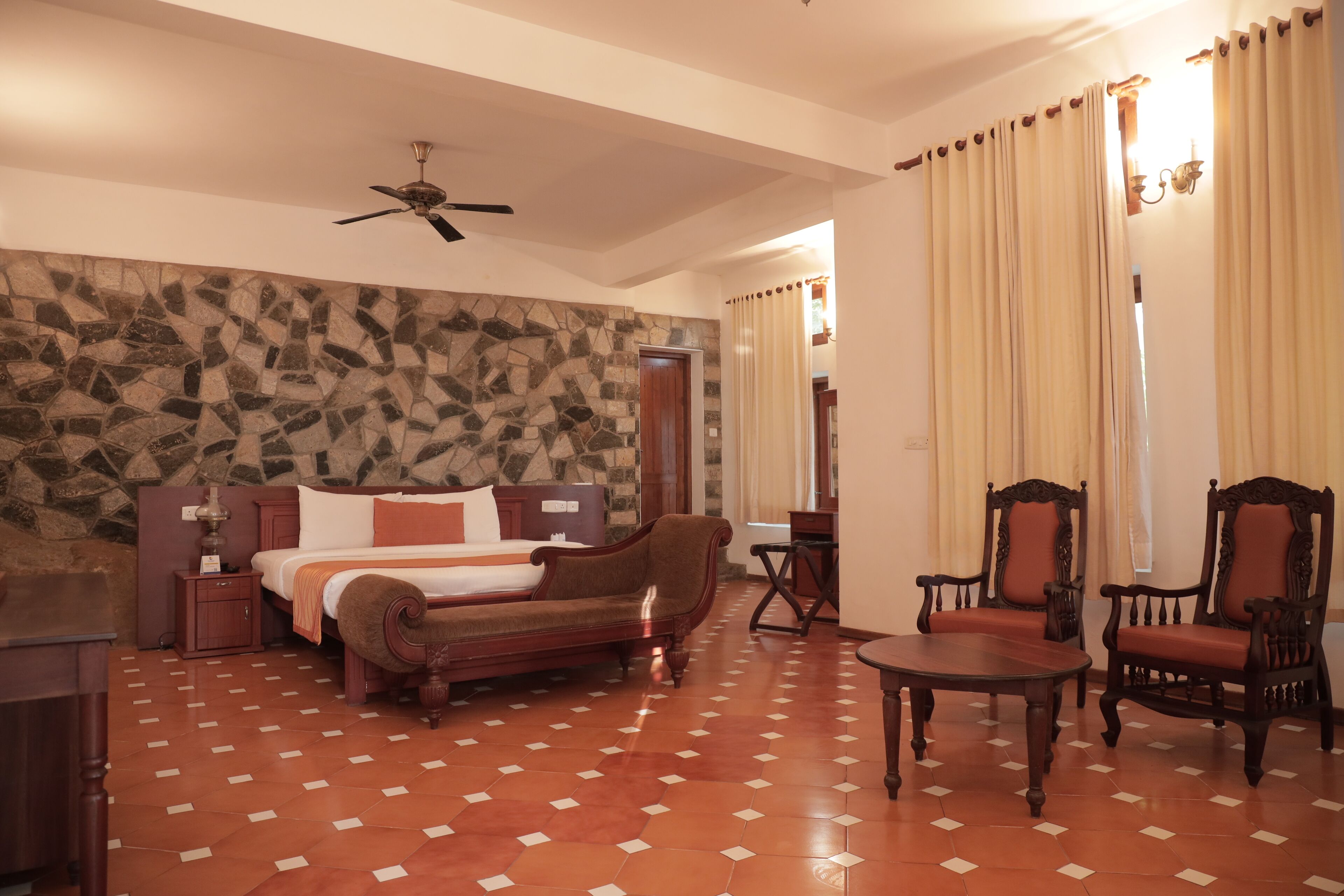 In-room safe, desk, laptop workspace, blackout curtains