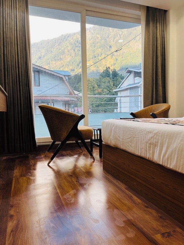 Sábanas de algodón egipcio, ropa de cama de alta calidad y minibar