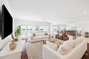 Smart TV - Newly Renovated! It's Abut Time-10 Bdrm, Gulf Front, Private Pool, Bch Chairs (Miramar Beach)