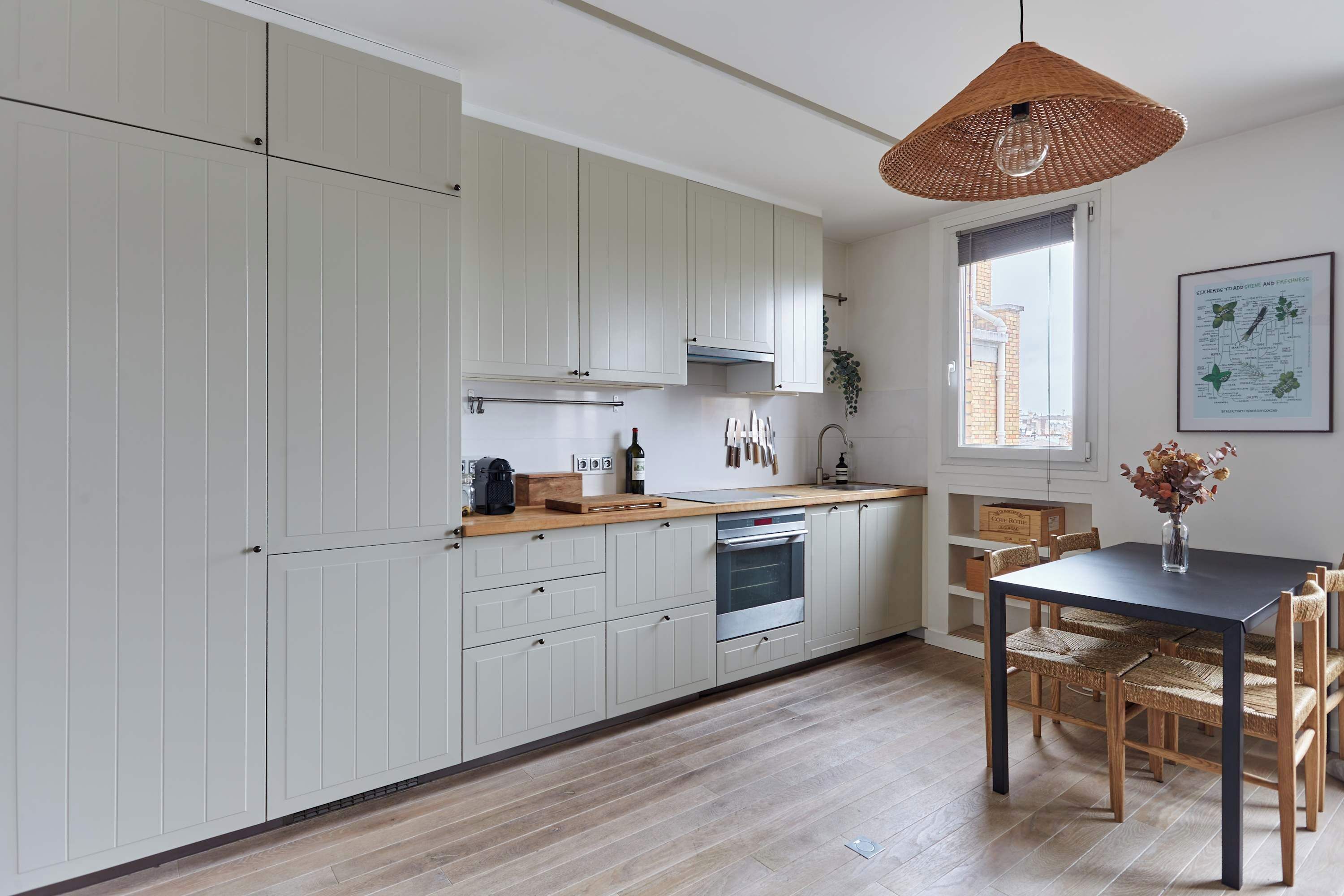 Kühlschrank, Mikrowelle, Ofen, Geschirrspüler