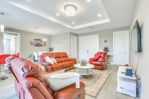 House (3 Bedrooms) | Interior - Game Tables & Screened Patio: Spacious Naples Home (Naples)