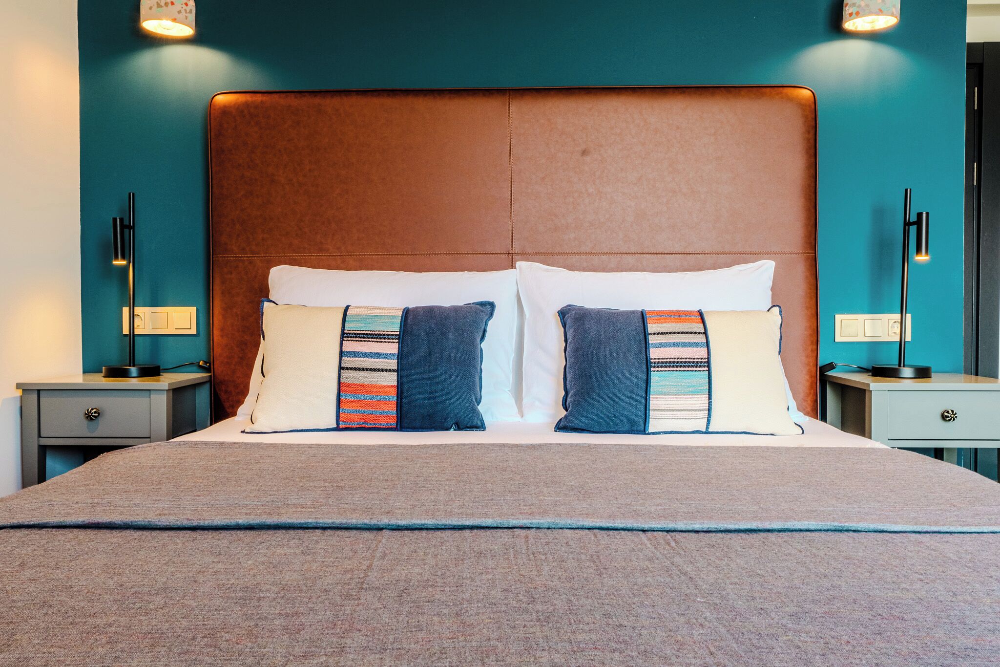 Egyptian cotton sheets, premium bedding, free minibar, in-room safe