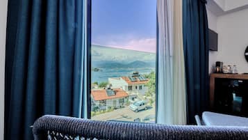 Quarto casal luxo, vista para o mar | Vista do quarto