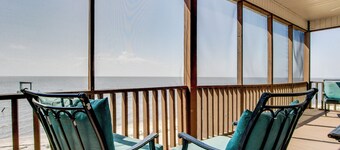 Private Beach & Views! Stilted Ocean Springs Home