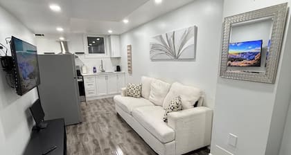 Modern and cozy basement suite