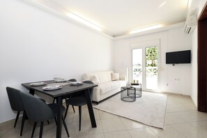 One Bedroom Apartment with Sea View | Living area