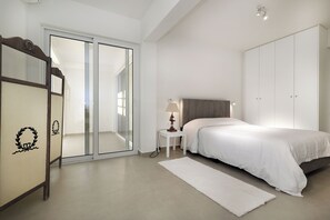 Two Bedroom Apartment Partial Sea View | Free WiFi, bed sheets - Perdika Residences (Aegina)