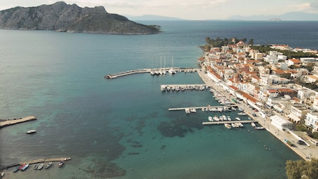 Aerial view. Perdika Residences