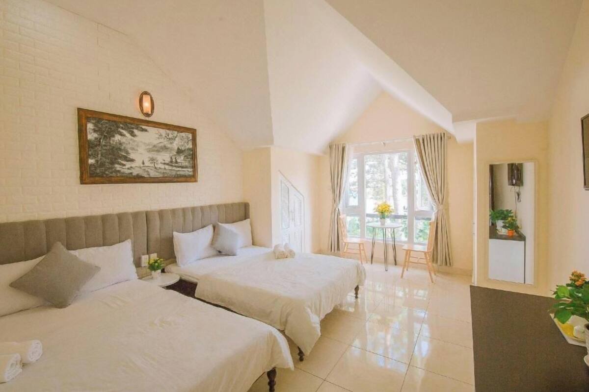 Luxury Quadruple Room, Patio, City View | Soundproofing, iron/ironing board