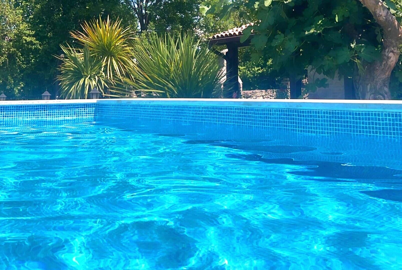 Una piscina riscaldata