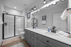 Hair dryer, towels