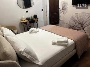 Superior Double Room, Garden View | In-room safe, desk, laptop workspace, blackout drapes - Vatican Design Suites (Rome)