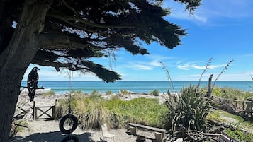 On the beach