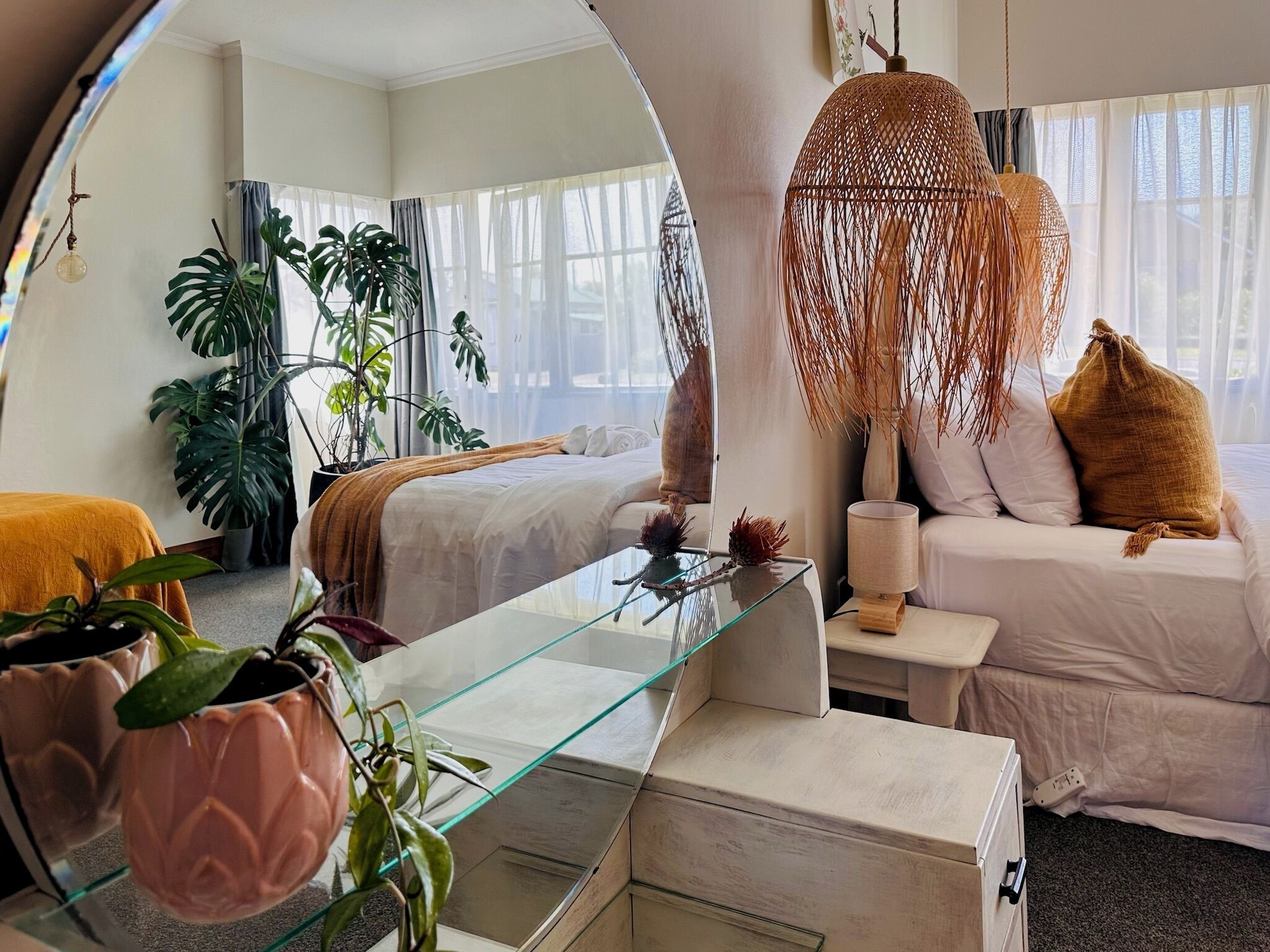 3 slaapkamers, een bureau, een strijkplank/strijkijzer, gratis wifi