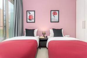 Apartment, 3 Bedrooms, Kitchen, City View | Blackout drapes, iron/ironing board, free WiFi