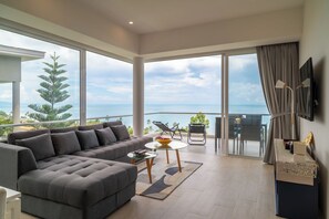 Departamento, balcón, vista al mar | Vista a la playa o el mar