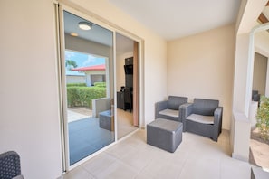 Premium-herbergi með tvíbreiðu rúmi | Verönd/útipallur