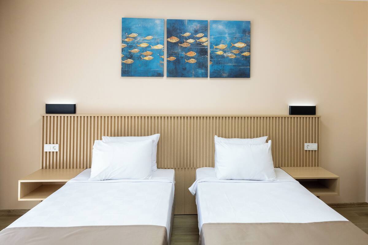 In-room safe, desk, laptop workspace, free cots/infant beds