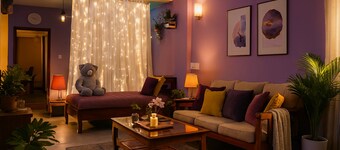 Charming 2-bedroom apartment in delightful Kolkata with single room AC