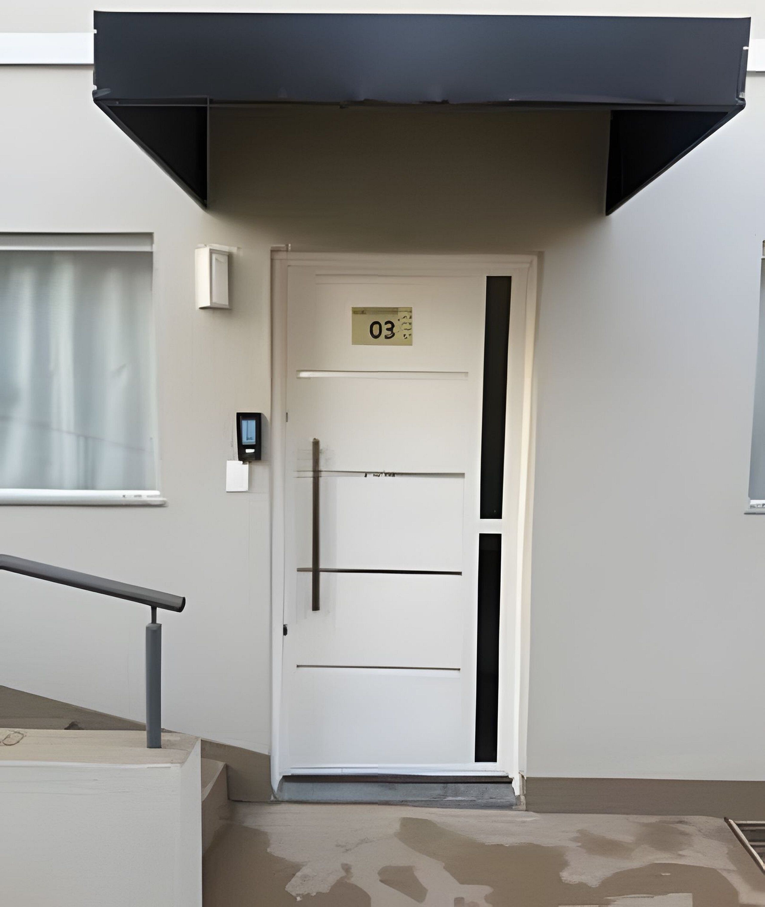 Estúdio clássico | Detalhe da fachada